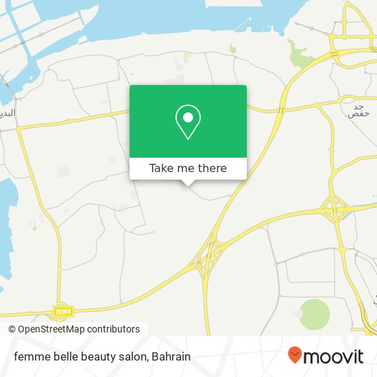 femme belle beauty salon map