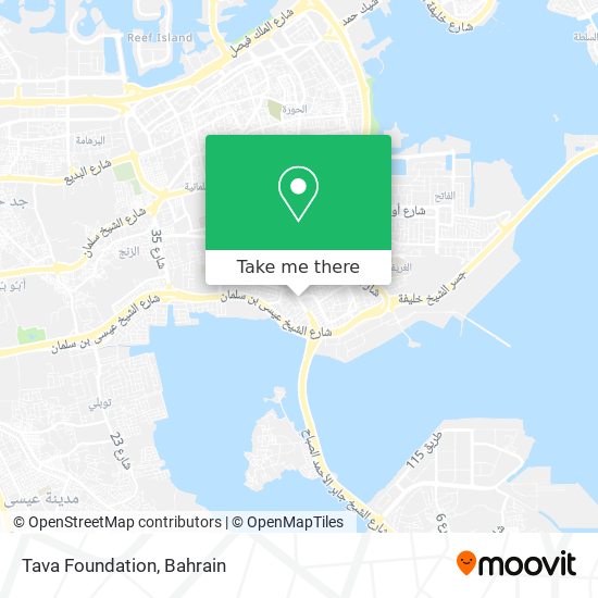 Tava Foundation map