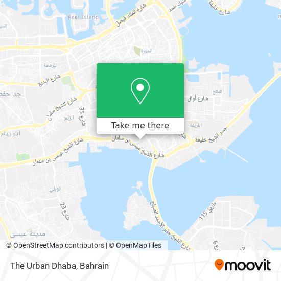 The Urban Dhaba map