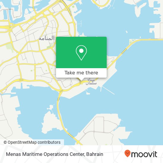 Menas Maritime Operations Center map