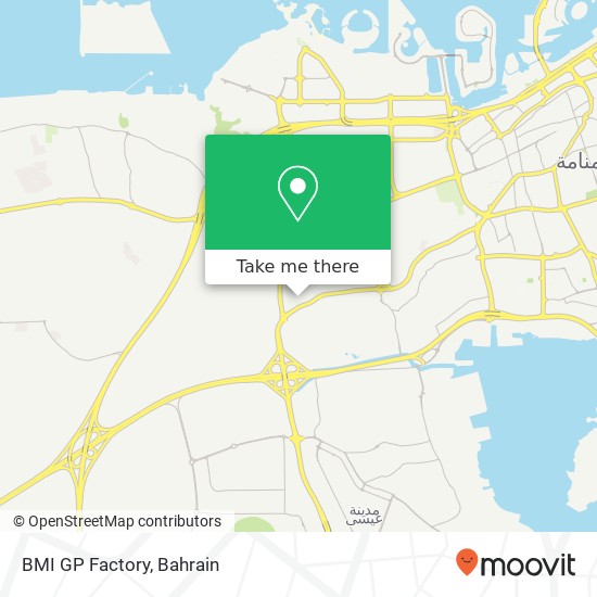 BMI GP Factory map