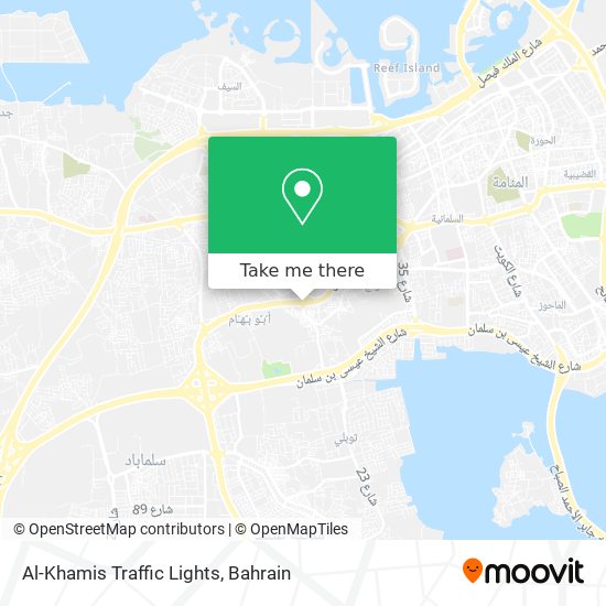 Al-Khamis Traffic Lights map