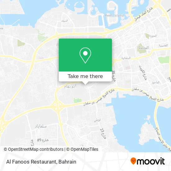 Al Fanoos Restaurant map