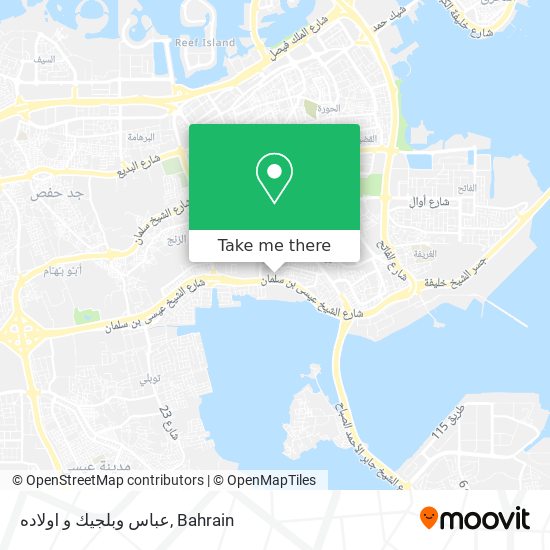 عباس وبلجيك و اولاده map