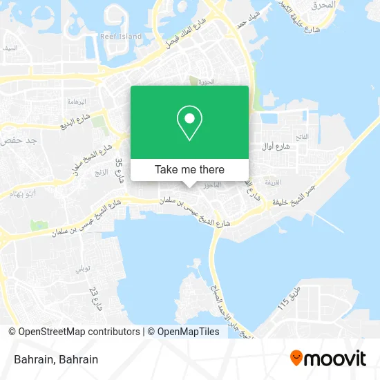 Bahrain map