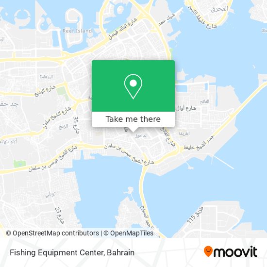 Fishing Equipment Center map