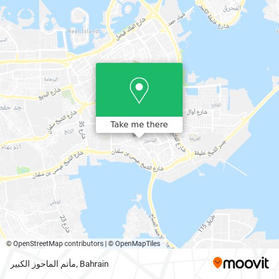 مأتم الماحوز الكبير map