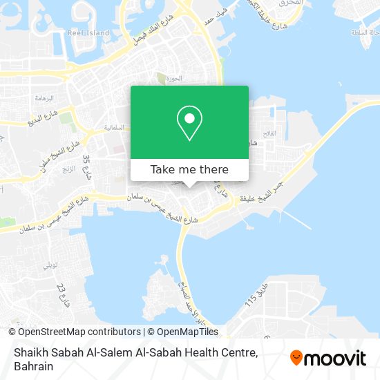 Shaikh Sabah Al-Salem Al-Sabah Health Centre map