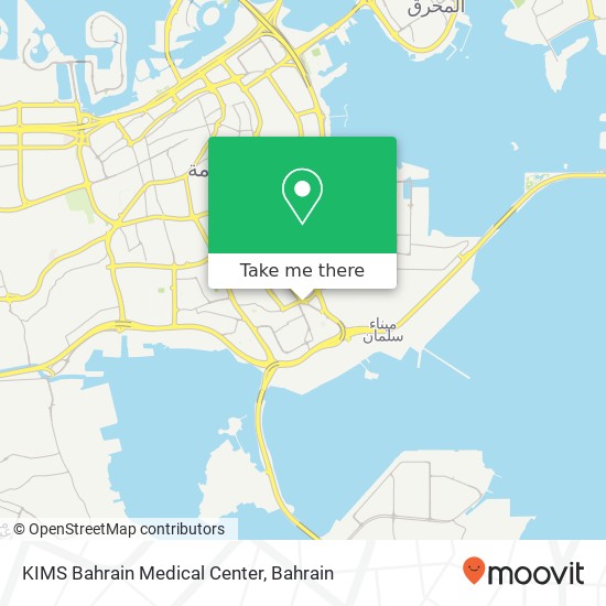 KIMS Bahrain Medical Center map
