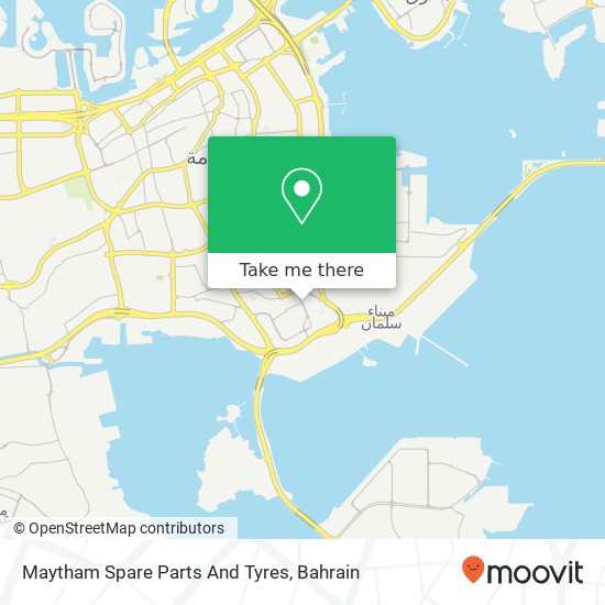 Maytham Spare Parts And Tyres map