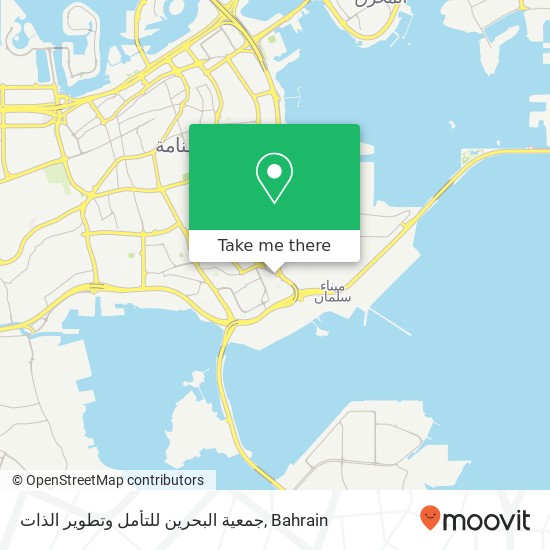 جمعية البحرين للتأمل وتطوير الذات map