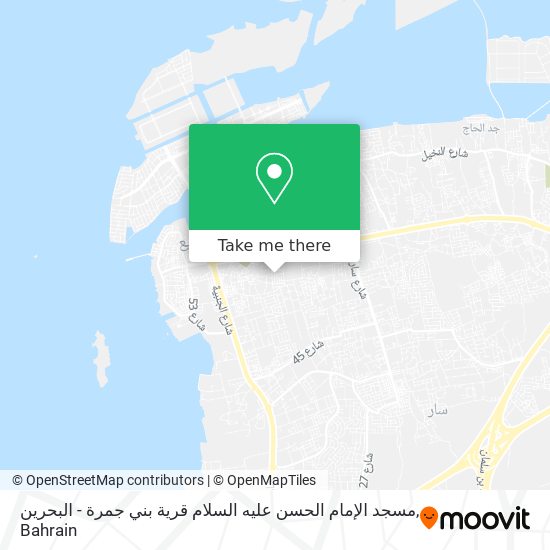 مسجد الإمام الحسن عليه السلام قرية بني جمرة  - البحرين map