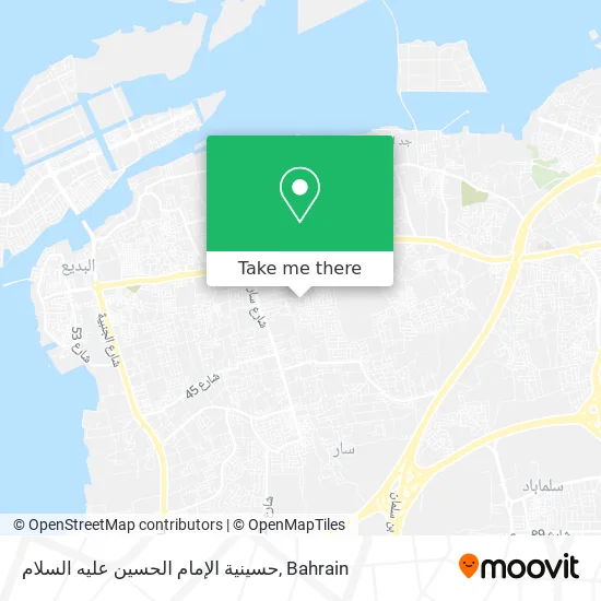 حسينية الإمام الحسين عليه السلام map
