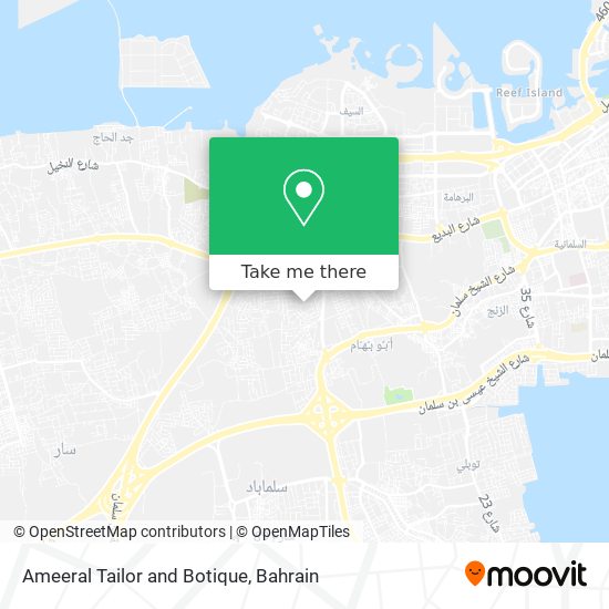 Ameeral Tailor and Botique map