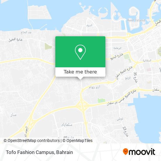 Tofo Fashion Campus map