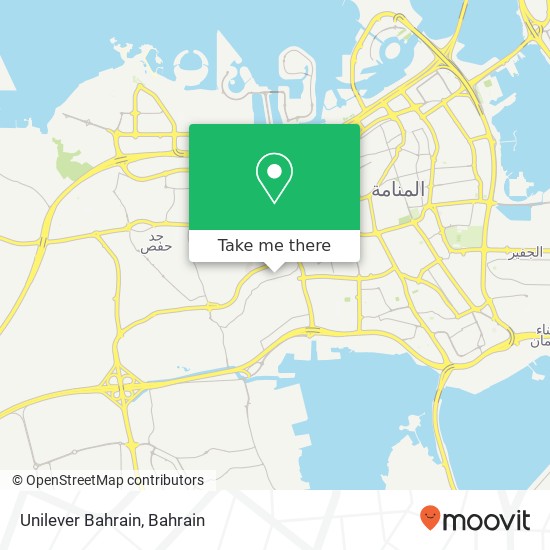 Unilever Bahrain map