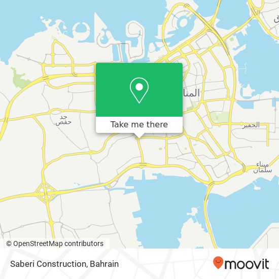 Saberi Construction map