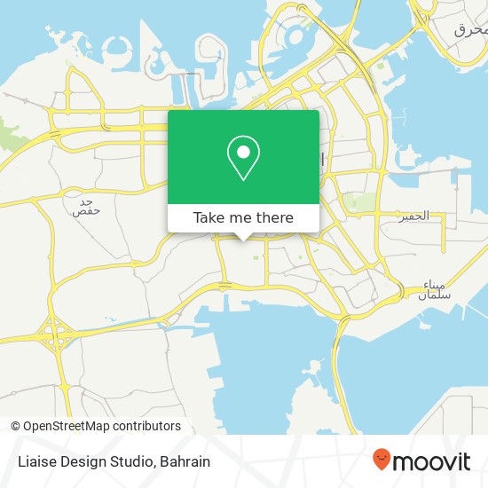 Liaise Design Studio map