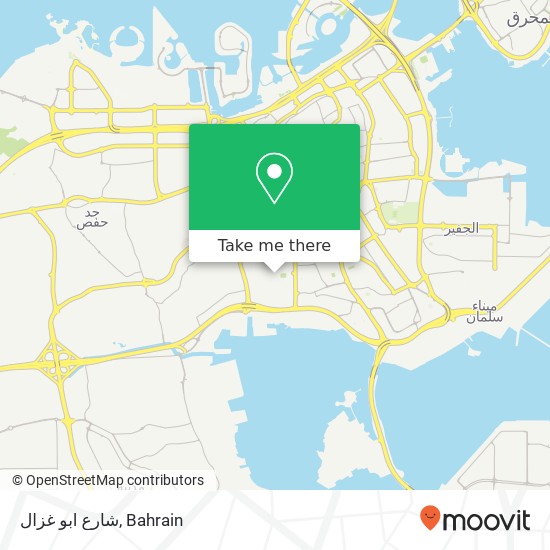 شارع ابو غزال map