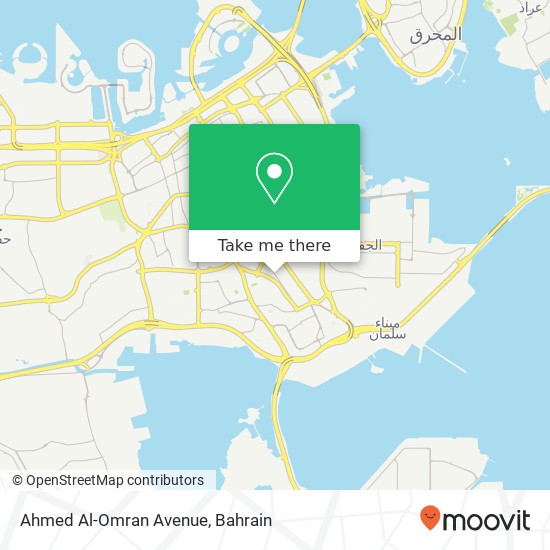 Ahmed Al-Omran Avenue map