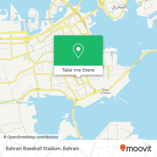 Bahrain Baseball Stadium map