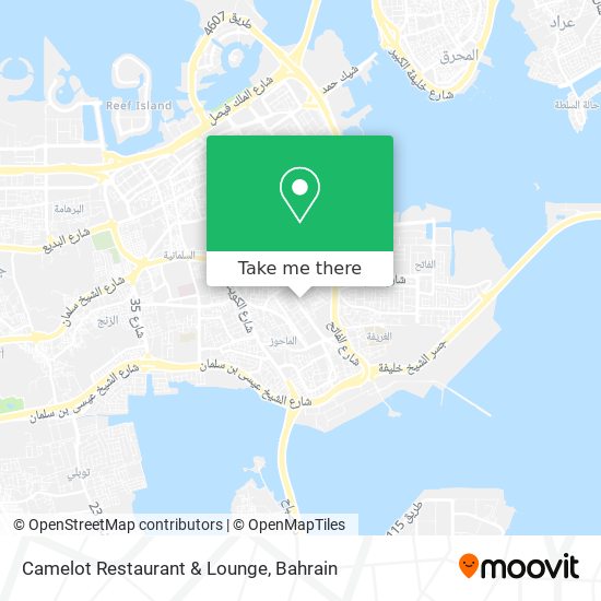 Camelot Restaurant & Lounge map