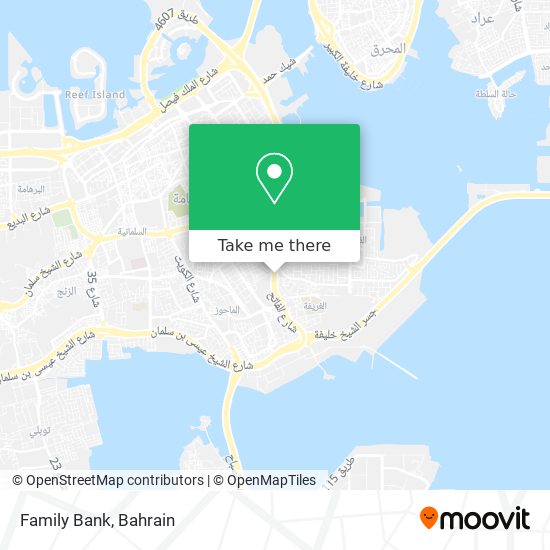 Family Bank map