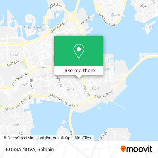 BOSSA NOVA map