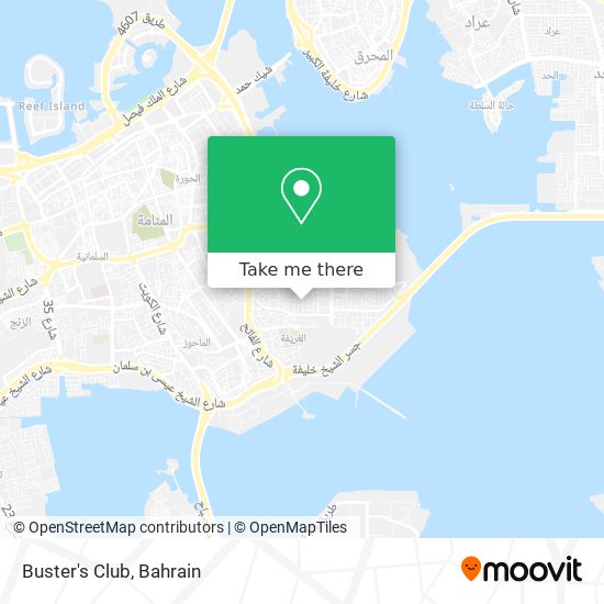 Buster's Club map