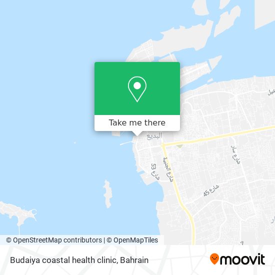 Budaiya coastal health clinic map