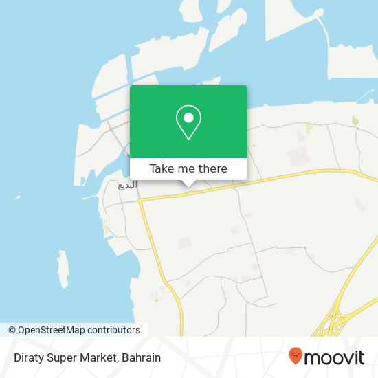Diraty Super Market map