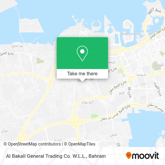 Al Bakali General Trading Co. W.L.L. map