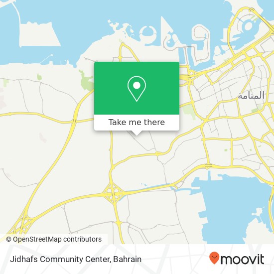 Jidhafs Community Center map