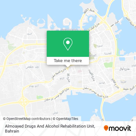Almoayed Drugs And Alcohol Rehabilitation Unit map