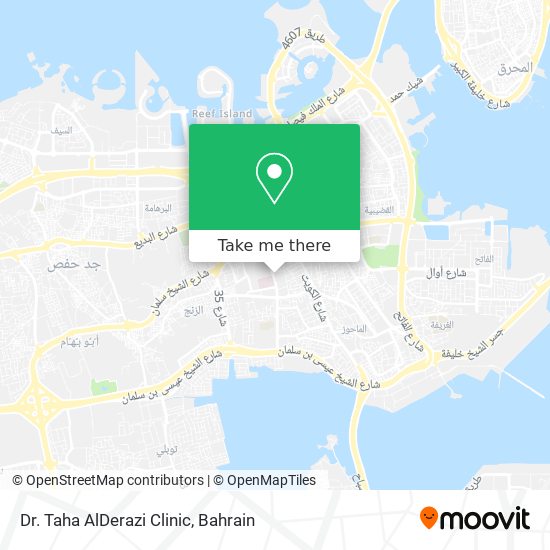 Dr. Taha AlDerazi Clinic map