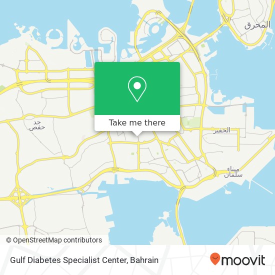 Gulf Diabetes Specialist Center map