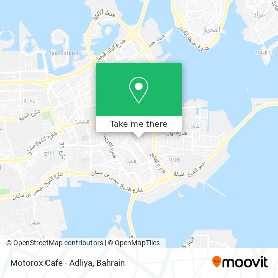 Motorox Cafe - Adliya map