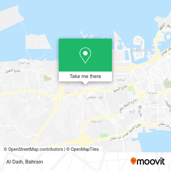Al Daih map