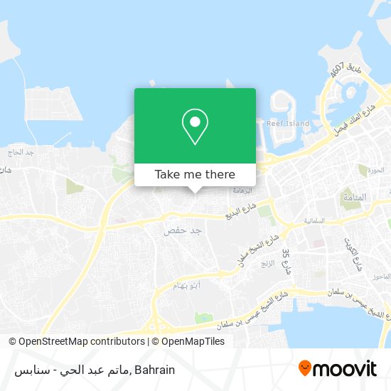 ماتم عبد الحي - سنابس map