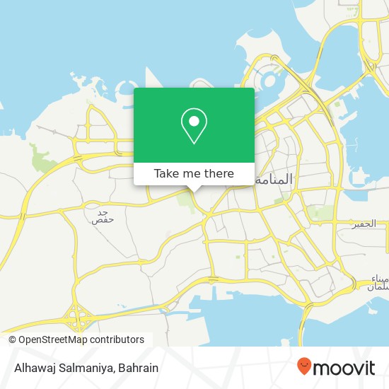 Alhawaj Salmaniya map