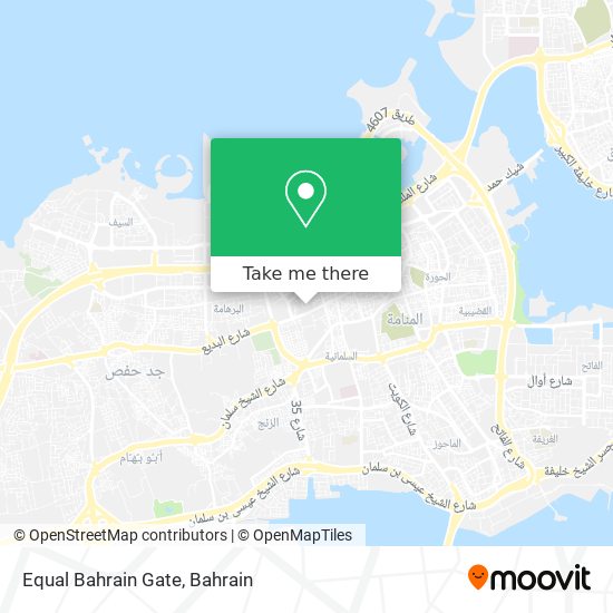 Equal Bahrain Gate map