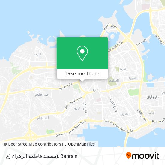 مسجد فاطمة الزهراء (ع) map