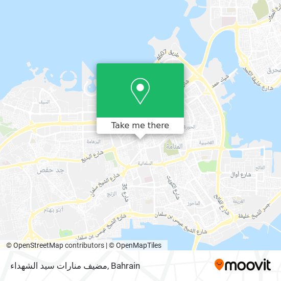 مضيف منارات سيد الشهداء map