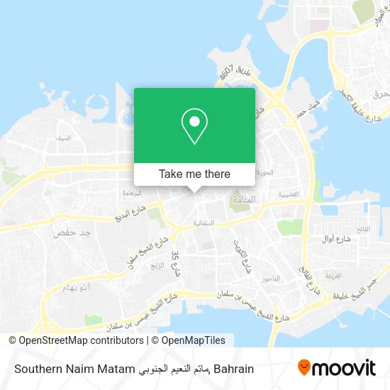 Southern Naim Matam ماتم النعيم الجنوبي map