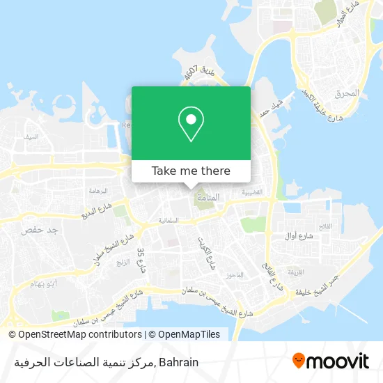 مركز تنمية الصناعات الحرفية map