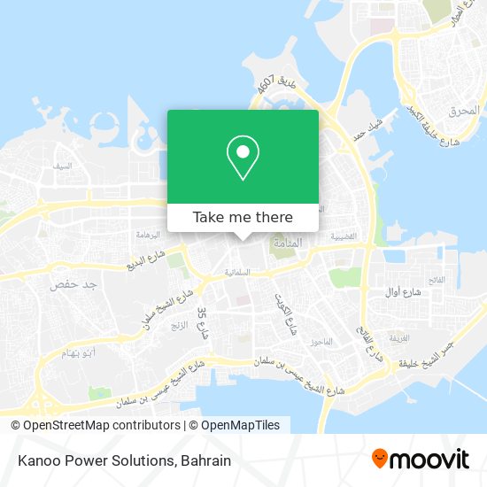 Kanoo Power Solutions map