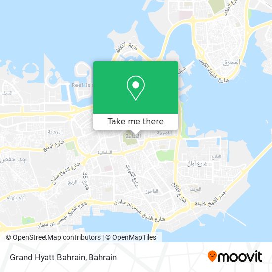 Grand Hyatt Bahrain map