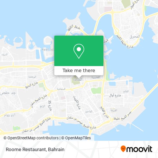 Roome Restaurant map
