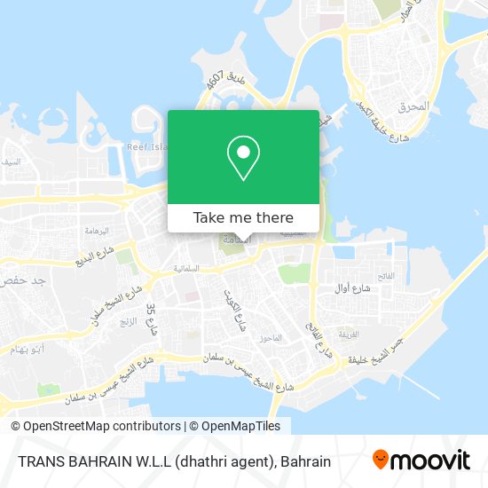 TRANS BAHRAIN W.L.L (dhathri agent) map