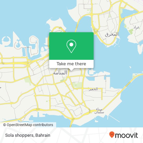 Sola shoppers map